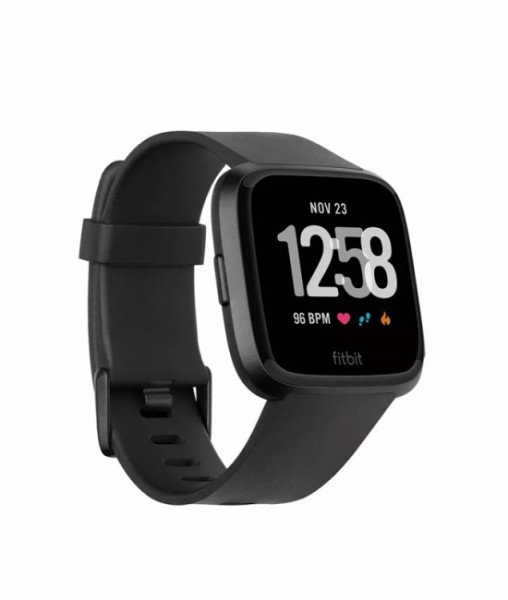 Fitbit versa fitness discount watch woven graphite aluminium